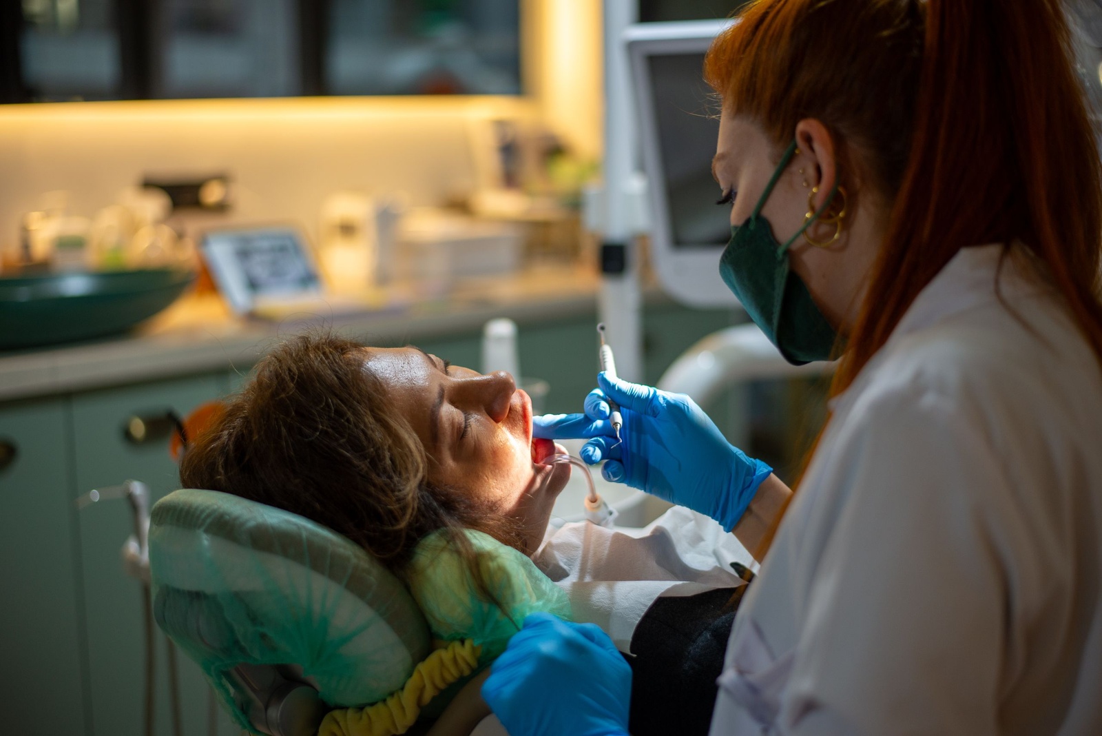 Gentle chairside treatment at Cadugo Dental Clinic